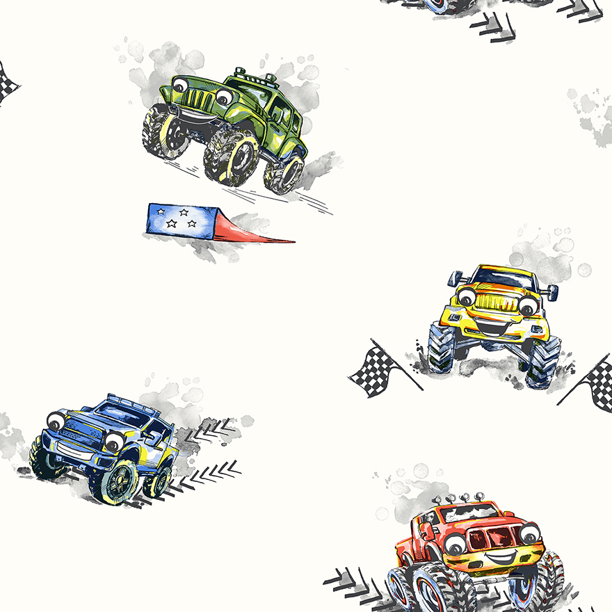 Обои Holden Make Belive Monster Trucks Multi 12510 Обои Holden Make Belive Monster Trucks Multi 12510